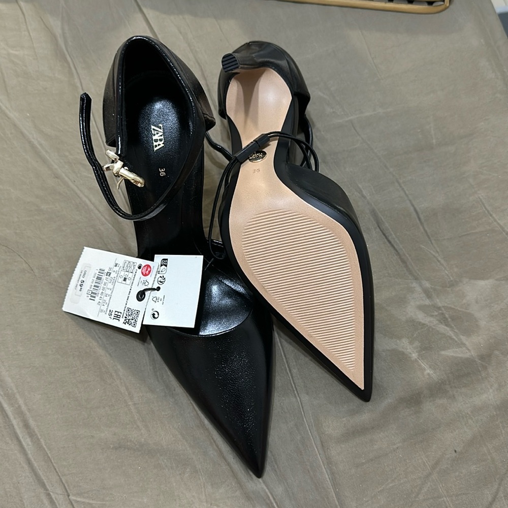 Zara Heels with ankle strap